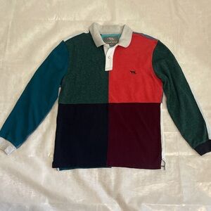 Rodd & Gunn Polo Colorblock Long Sleeve Shirt Men’s Small